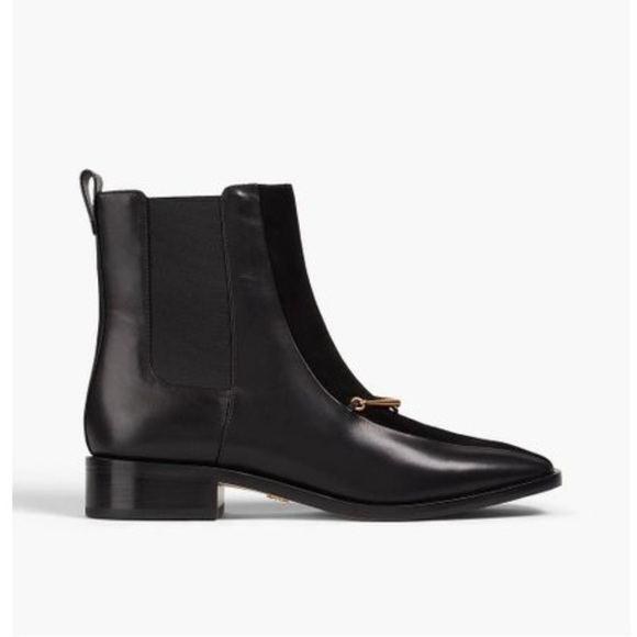 Tory Burch Black Equestrian Link Chelsea boots - Picture 2 of 9